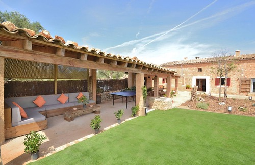 Inca Cabaña | Can Cortana 005 fantástica finca con piscina privada, zona infantil, ping pong y aire acondicionado