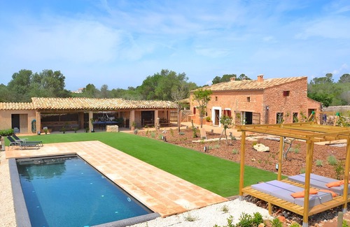 Inca Cabaña | Can Cortana 005 fantástica finca con piscina privada, zona infantil, ping pong y aire acondicionado