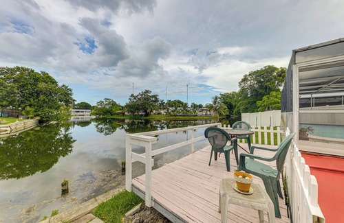 Miramar Casa | Canal-Front Gem w/Pool: 3 Mi to Hard Rock Stadium