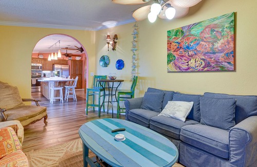 Port Bolivar Casa | Canal-Front Gilchrist Home w/ Pool - Walk to Beach