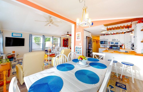 Montego Bay Casa | Canal front home with free WiFi, deck, private dock, shared pool & tennis