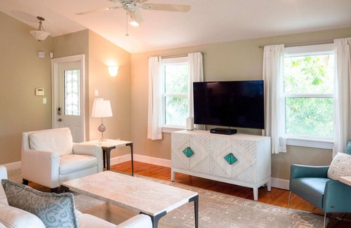 Bay Isle Casa | Canal-front home with a dock, GULF VIEWS, Shell Beach access.