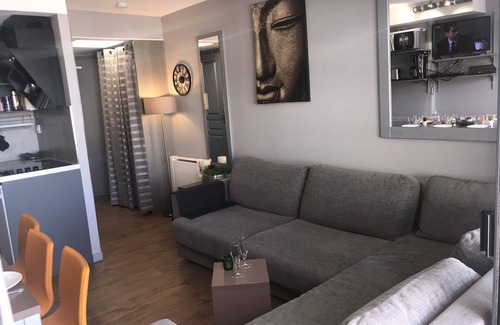 Cannes Old Town Apartamento | CANNES Suquet Film festival 50M from Beach 2 BDR apartment with terrace and pool
