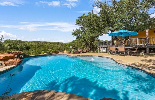 Fischer Casa | Canyon Lake Lighthouse | Unique Getaway with Private Pool and Hill Country Views