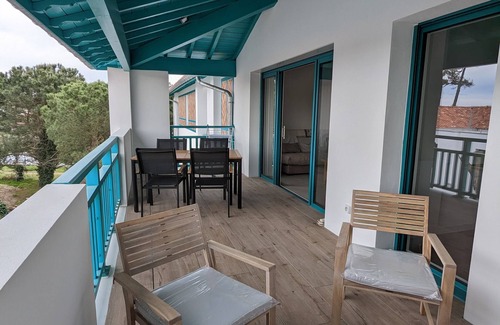 Capbreton Apartamento | Capbreton, next to the port, superb new apartment with large terrace