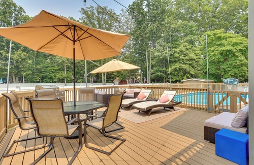 Lower Township Casa | Cape May Getaway w/ Private Deck & Hot Tub!