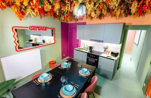 Mons Apartamento | Capsule Flower - Balneo - Cinema - Billard - Nintendo Switch - Mons Centre