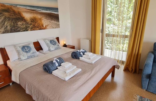 Dzielnica Uzdrowiskowa Casa | Captain's Villa * River View * Superior Double Room with Private Bathroom and Balcony