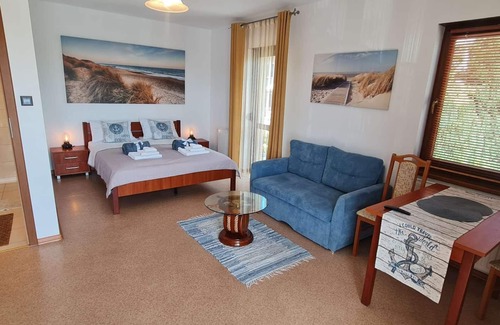 Dzielnica Uzdrowiskowa Casa | Captain's Villa * River View * Superior Double Room with Private Bathroom and Balcony