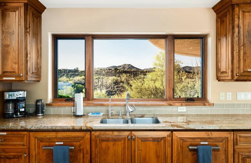 Cow Track Estates Casa | Carefree Crest: Jaw Dropping VIEWS, Pool, 2 Casitas, Outdoor Living!
