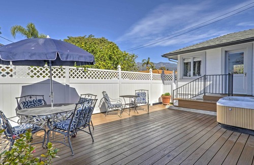 Carpinteria Apartamento | Carpinteria Apt w/ Hot Tub - 10 Min Walk to Beach!