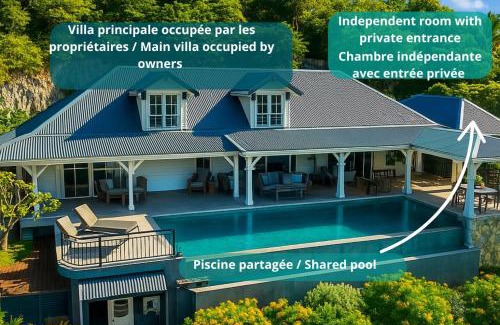 Grand Case Casa | Carribbean Hill - Stunning View and infinity pool