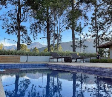 Teresopolis Casa | Casa 09 Monte Boa Vista - Refúgio com Piscina Privativa, Sauna e Vista das Montanhas