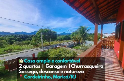 Marica Casa | Casa ampla Churrasqueira Natureza Maricá RJ