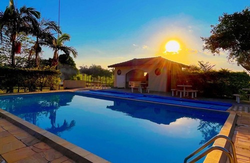 Sao Carlos Casa | Casa Ampla com Varanda, Piscina, Vista Panorâmica por do Sol, Natureza!