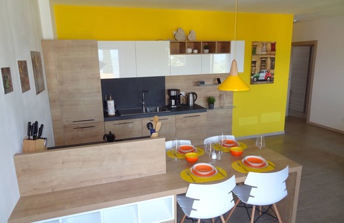 San Zeno di Montagna Apartamento | Casa Annika - Apartamento sobre Garda con impresionantes vistas del lago de Garda