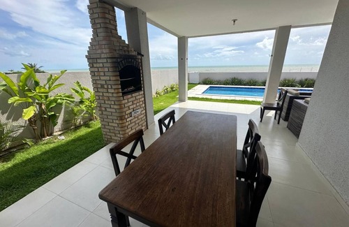 Touros Casa | Casa Beira Mar com Piscina, Churrasqueira - Praia de Touros - RN - Petfriendly