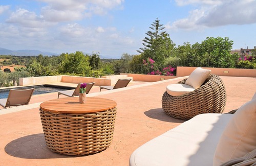 Majorca Chalet De Esquí | Casa Bernadi 259 fantástica casa con piscina privada, impresionantes vistas, barbacoa y WiFI