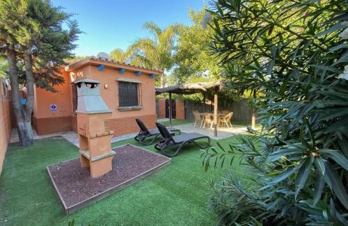 El Palmar Casa | Casa Bungalows con jardín privado y piscina compa