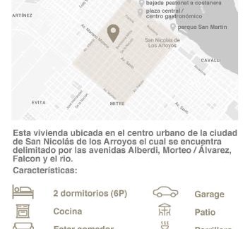 San Nicolas de los Arroyos Casa | Casa con la mejor ubicación. A un paso de todo!