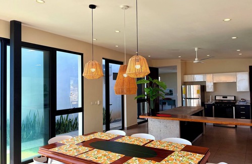 La Libertad Casa | Casa Caracoles, 4-bedroom modern house with spectacular view in El Sunzal