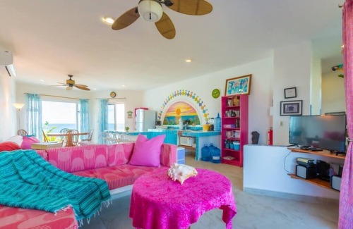 Isla Mujeres Casa | Villa Caribbean Ocean de 2 dormitorios (con apartamentos opcionales de 3er y 4to dormitorio / estudio)