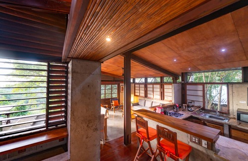 San Juan del Sur Casa | Casa Colina - Casa de 2 hab. Con vista al mar en comunidad ecológica de Balcones de Majagual