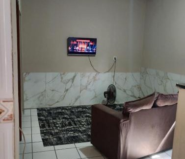 Carapina Grande Apartamento | Casa com 1 cama de casal e 1 cama de solteiro
