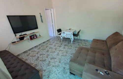 Vigario Geral Apartamento | Casa com 2 Camas Queen e 1 King em Quartos Climatizados