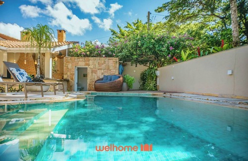 Pereque Casa | Casa com piscina a 5 minutos da praia no Guaruja