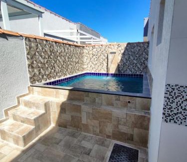 Cibratel II Casa | Casa com piscina em itanhaem