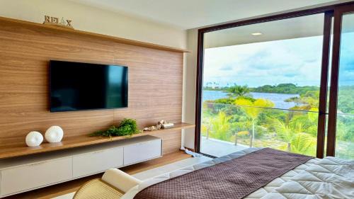 Barra do Jacuipe Casa | Casa com Vista MAR e LAGO em Alphaville Guarajuba