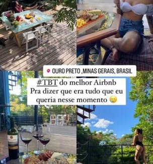 Amarantina Chalet De Esquí | Casa completa próxima a Ouro Preto! Amarantina