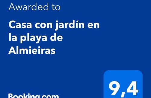 Fene Casa | Casa con jardín en la playa de Almieiras