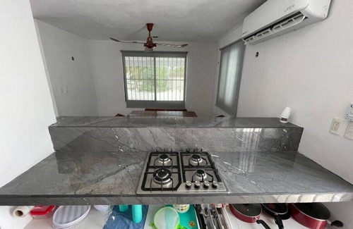 Chicxulub Puerto Casa | Casa con Piscina en Chixchulub a 100 m de la playa