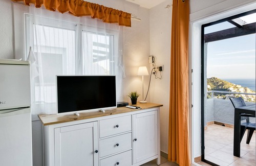 Almadraba-Canyelles Villa | "Casa con Vistas al Mar y Piscina 18" con vistas al mar, piscina compartida, balcón y terraza