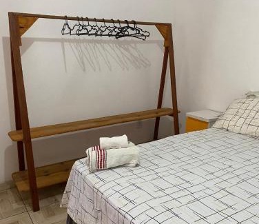 Caravelas Casa | Casa da Cris em Praia do Grauçá com Wi-Fi, ar condicionado e garagem