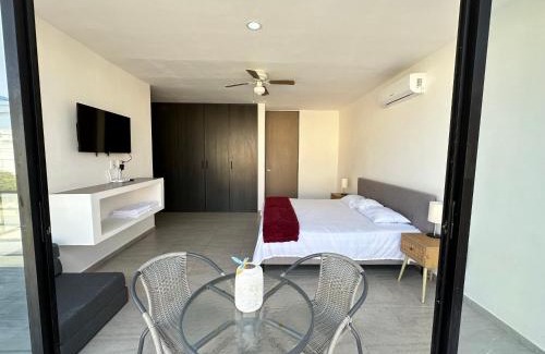 Montecarlo Apartamento | Casa de 2 Recámaras con Alberca cerca de Plazas Altabrisa