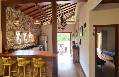 Macae Cabaña | Casa de Campo com Beira rio em Sana