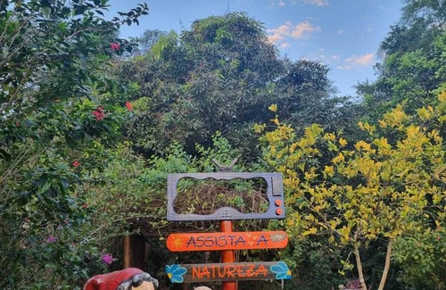 Macae Cabaña | Casa de Campo com Beira rio em Sana
