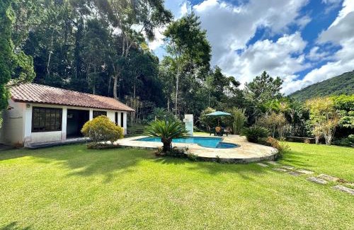 Duas Barras Casa | Casa de Campo com piscina, lago e Wi-fi