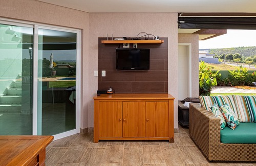 Sao Pedro Cabaña | Casa de campo com Wi-Fi no Parque Aquático Thermas