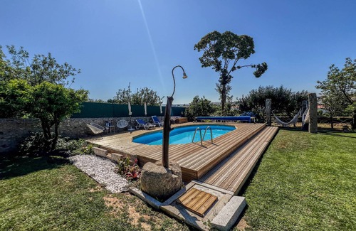 Perre Villa | Casa de Perre – Rustic house with pool and orchard
