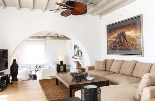 Agios Stefanos Villa | Casa Di Mare, elegant, luxury, villa with unforgettable sunset view by Elite Estates.