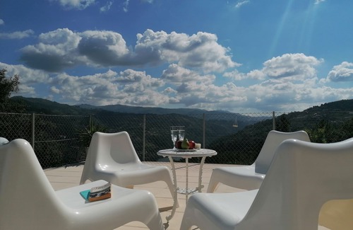Ancede Villa | Terraza Casa Douro - Vistas al río Valle del Duero 60 'de Oporto Oferta de última hora