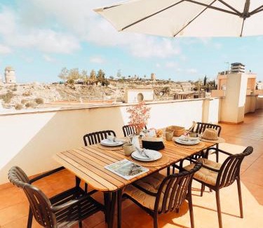 Diputacion de Cartagena Casco Apartamento | CASA JARA ROOFTOP- Private Terrace 360 views in Old Town - FREE PARKING