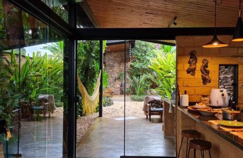 Cavalcante Casa | Casa jardim com ofurô - Chapada dos veadeiros