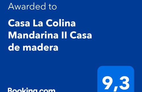 Tahal Casa | Casa La Colina Mandarina II Casa de madera