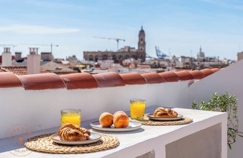 San Felipe Neri Apartamento | Casa La Terraza with big rooftop terrace - TakeCareMalaga