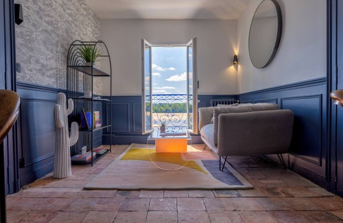 Saint-Mathurin-sur-Loire Cama Y Desayuno | Casa Mila & Spa - Chambres d'Hôtes raffinées vue Loire et Piscine